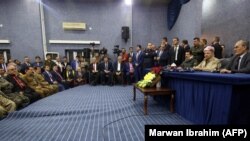 Ироқ- ҷаласае дар Киркук бо иштироки раҳбари курдҳо Масъуд Барзанӣ