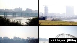 دود ناشی از آتش‌سوزی هورالعظیم در عراق، استان خوزستان ایران را فرا گرفته است