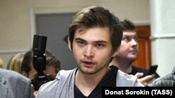 Russia blogger Ruslan Sokolovsky was convicted of hate speech in May for a video in which he played Pokemon Go in a church. (file photo)