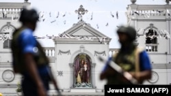 Військові охороняють один із християнських храмів у столиці Шрі-Ланки. Коломбо, 25 квітня 2019 року