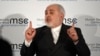 Iran's Foreign Minister Mohammad Javad Zarif takes part in the panel discussion 'A conversation with Iran' during the 56th Munich Security Conference (MSC) in Munich, southern Germany, on February 15, 2020. - The 2020 edition of the Munich Security Confer