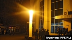 Симферополь - световые башни, архивное фото