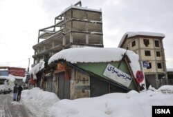 Иранның Мазендаран уәлаятына түскен қар. 4 ақпан 2014 жыл