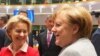 Претседателката на Европската комисија Урсула фон дер Лејен и германската канцеларка Ангела Меркел