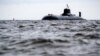 RUSSIA -- The Russian Navy's Akula-class nuclear-powered ballistic missile submarines (Project 941) is pictured at a military base of the Russian Northern Fleet, in Severodvinsk, July 23, 2019