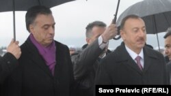 Filip Vujanović i Ilham Aliyev u Podgorici 12. marta 2013.