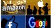 Logotipi: Amazon, Apple, Facebook i Google