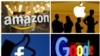 Amazon, Apple, Facebook və Google şirkətlərinin loqoları