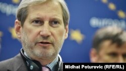 Johannes Hahn, the commissioner for European neighborhood policy and enlargement negotiations (file photo)