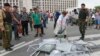 Donetsk: gorky saýlaw umytlaryny basýar