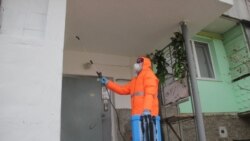 Дезинфекция домов в Севастополе, 28 марта 2020 года