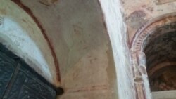 წალენჯიხის ტაძარში წმინდა ნინოს განსაკუთრებული ფრესკა აღმოაჩინეს