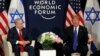 Donald Trump și Benjamin Netanyahu, la Davos