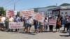 Митинг в защиту осужденного мэра в Иркутской области