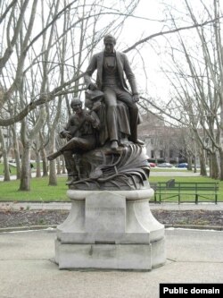 Памятник Стивену Фостеру в Питтсбурге. Скульптор Джузеппе Моретти