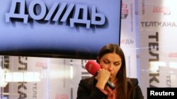 Генеральный директор канала "Дождь" Наталья Синдеева. 