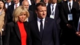 GRAB - Macron Arrives At Francophone Summit In Armenia
