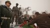 Покладання квіті до пам'ятника загиблим «афганцям» до річниці виведення СРСР військ із Афганістану. Київ 