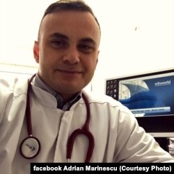 Adrian Marinescu, Adrian Marinescu, medic primar la Institutul de Boli Infecțioase Matei Balş.