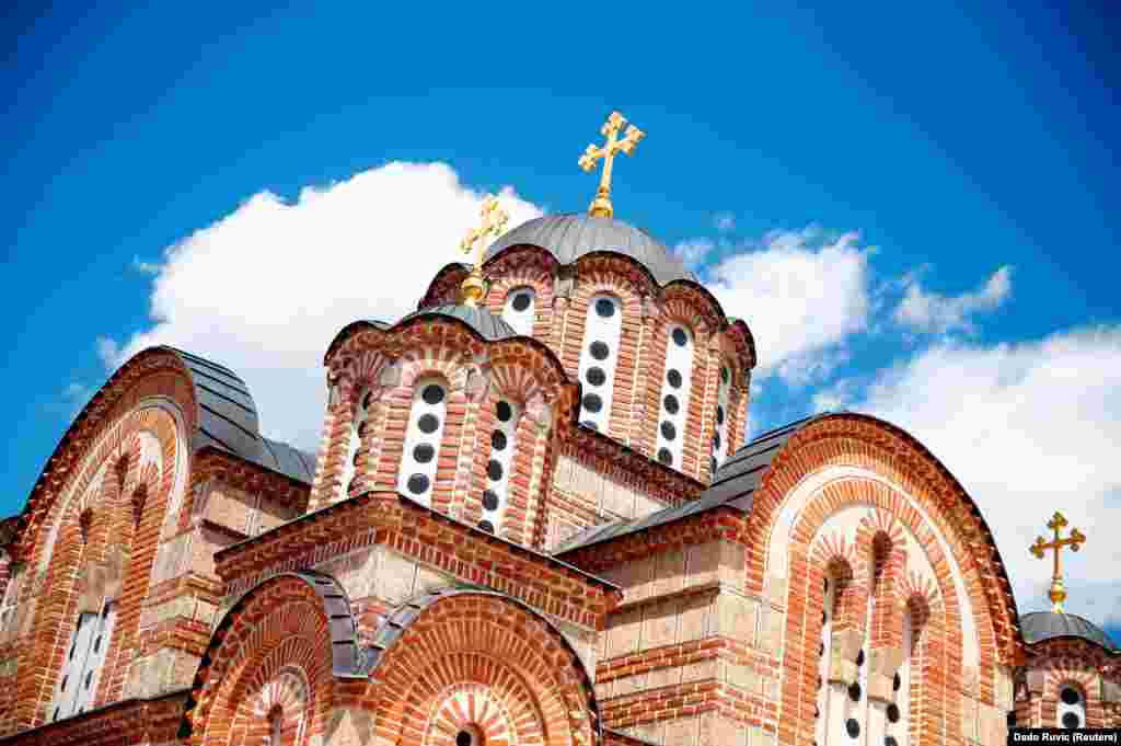 The Hercegovacka Gracanica Orthodox church in Trebinje, where Serbian poet Jovan Ducic (1871-1943) is buried.&nbsp;