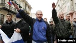 Moskvada millətçilərin yürüşü.