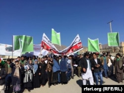 FILE: A protest rally in Badakhshan