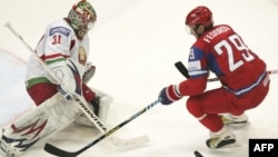 The International Ice Hockey Federation suspended all Russian and Belarusian national teams and clubs from international events following Moscow's invasion of Ukraine last year. (file photo)