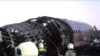 Partea arsă a avionului Aeroflot Sukhoi Superjet 100 după catastrofa de pe aeroportul Șeremetievo la Moscova, 6 mai 2019