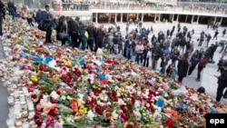 Стокгольм после теракта 7 апреля 2017 года.