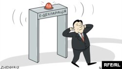 Політична карикатура Євгенії Олійник