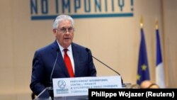 Sekretari amerikan i Shtetit, Rex Tillerson në fjalimin e sotëm në Paris