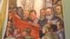 Фрагмент картины мексиканского художника Диего Риверы. В центре коммунистического "пантеона" - Лев Троцкий