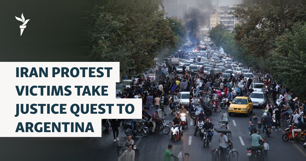 Iran Protest Victims Take Justice Quest To Argentina