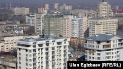 Бишкектин борбордук бөлүгүндөгү жаңы курулуштар.
