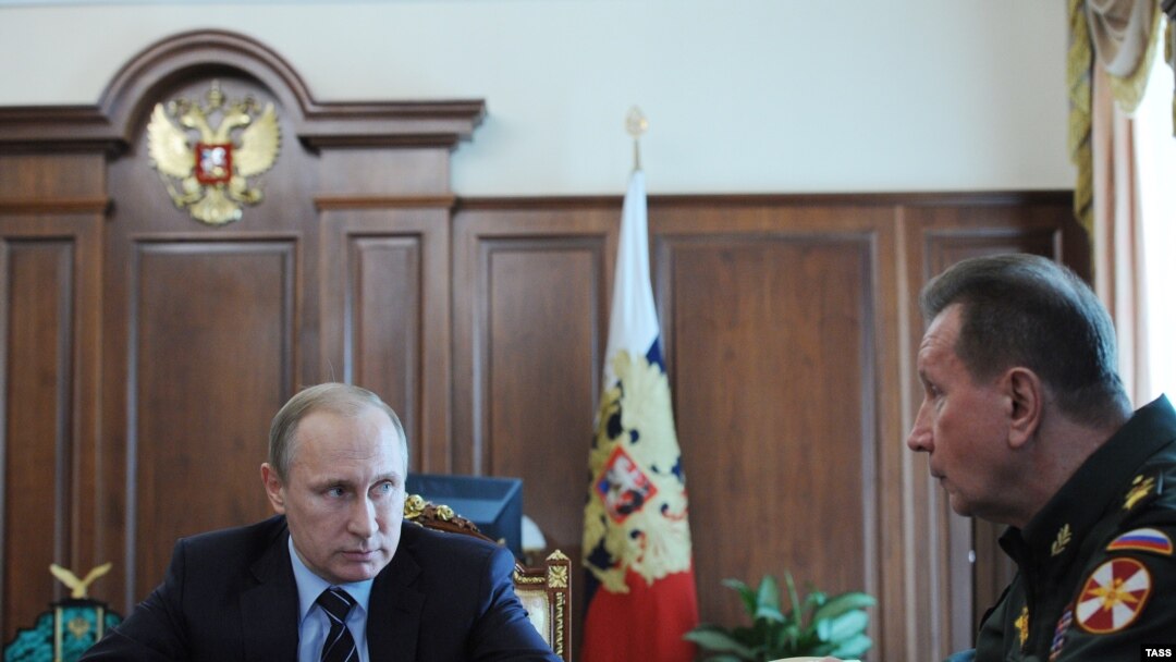 Владимир Путин и Виктор Золотов