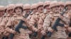 Русия хәрбиләре Сүриядә Хмеймим ныгытмасында хәрби парадта катнаша, 2016 ел