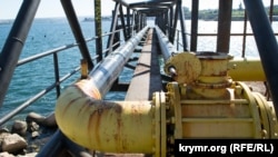 Старый газовый дюкер через Севастопольскую бухту