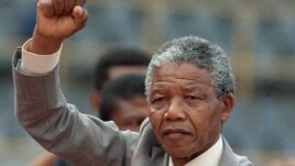 Nelson Mandela nekoliko dana nakon puštanja iz zatvora, 25. februar 1990.