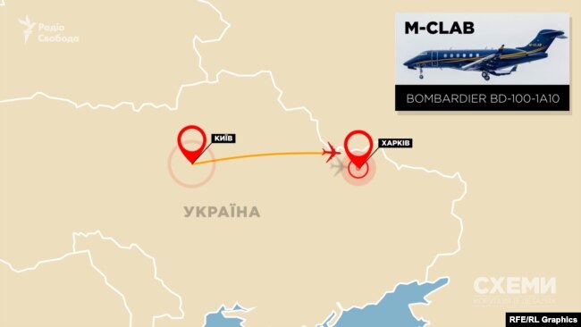 І через пів години здійснив посадку в аеропорту міста Харків, який теж мав зупинити приймання і відправлення пасажирів