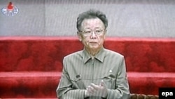 Президент Северной Кореи Ким Чен Ир.