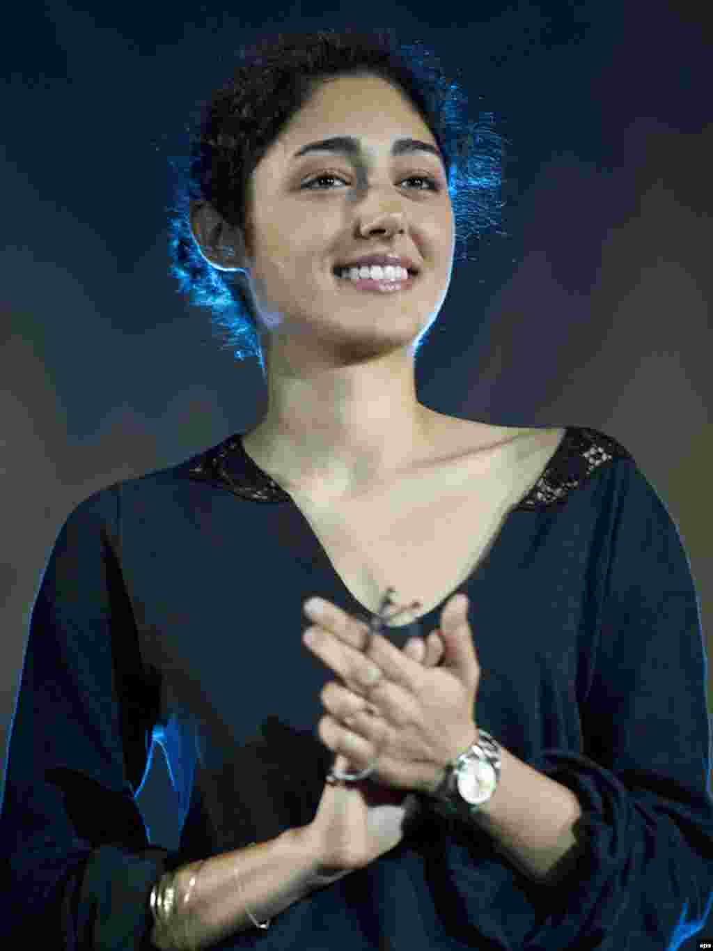 Golshifteh Farahani İsveçrədə 63-cü Locarno Beynəlxalq Film Festivalında. 4 avqust 2010