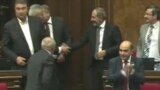 The Moment Pashinian Was Voted Armenian PM video grab