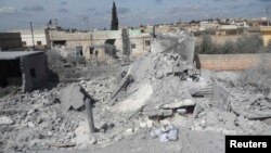 Activists say more than 140 people, including dozens of women and children, were killed in missile strikes by the Syrian government in and near the city of Aleppo last week.