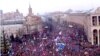 ده‌ها هزار اوکراينی در اعتراض به رييس‌جمهوری به خيابان‌ها ريختند