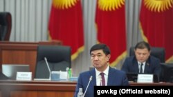 Кыргызстандын премьер-министри Мухаммедкалый Абылгазиев.