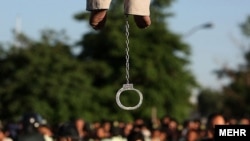 Публичная казнь в Иране. Дата и место неизвестны