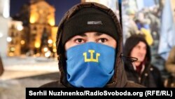 «Освободите Крым»: в Киеве прошел митинг солидарности с «крымчанами в оккупации» (фоторепортаж)