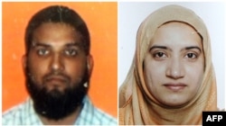 Syed Rizwan Farook (left) and Tashfeen Malik (combo photo)