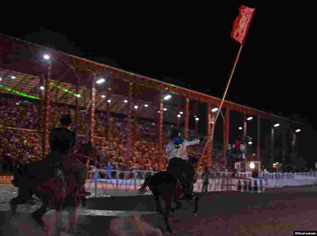 Kyrgyzstan,World Nomad Games. Cholpon-Ata. September 9, 2014.