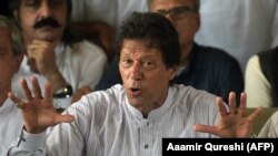 عمران خان رهبر حزب تحریک انصاف پاکستان